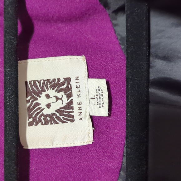 Anne Klein Double Breasted Wool Peacoat - Picture 3 of 9